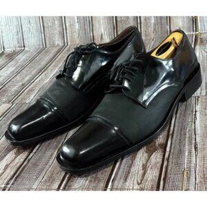 Pal Zileri Oxfords two tone Leather dress shoes Sz US 9.5 EU 42.5 c: black Italy